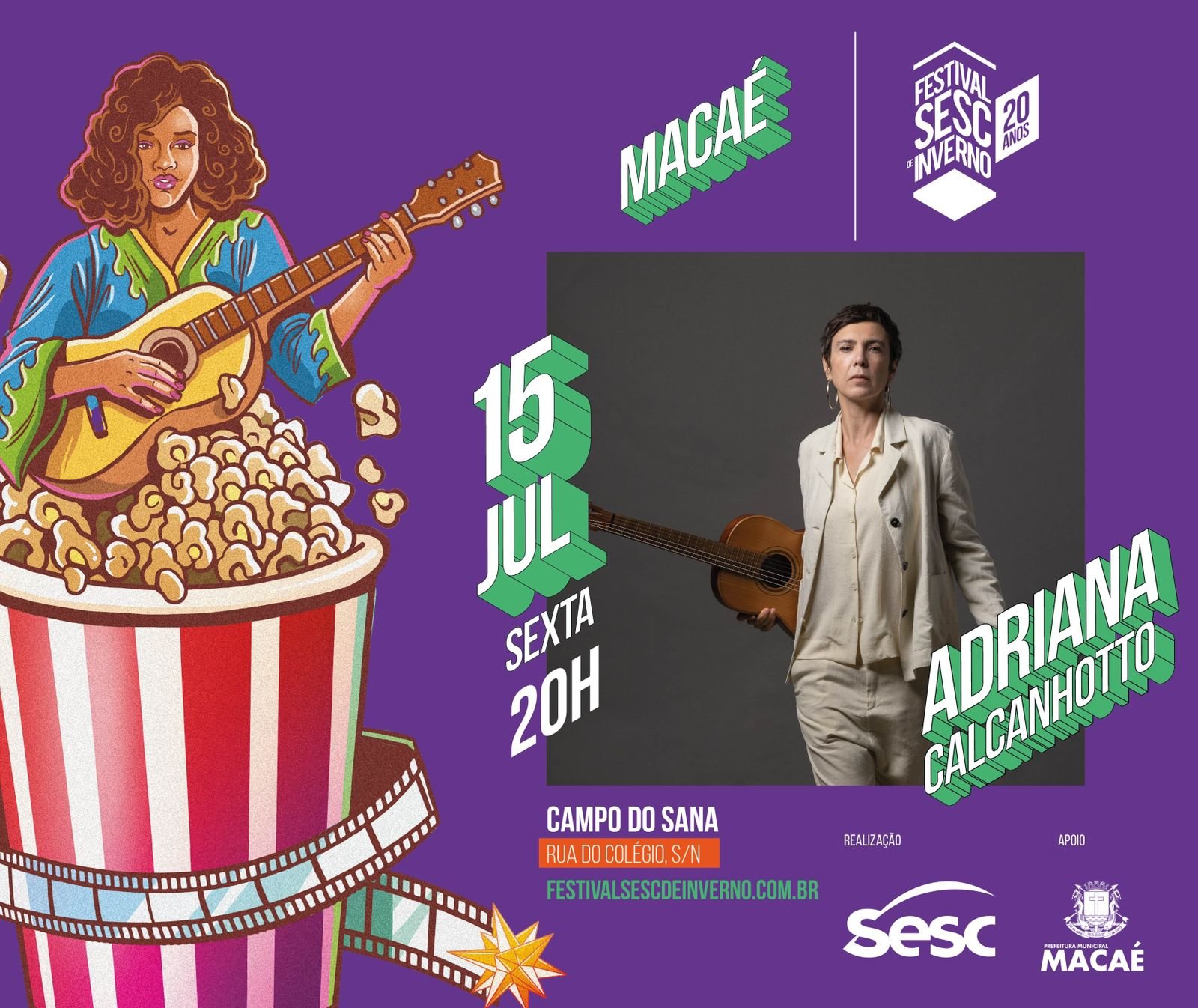 Começa Festival Sesc de Inverno movimenta distrito do Sana