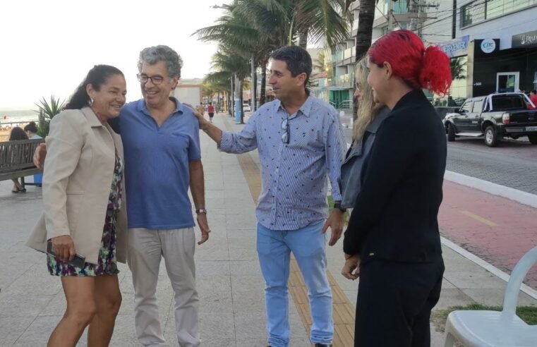 Macaé recebe visita do ator Paulo Betti