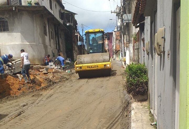 Morro de São Jorge: prefeitura começa preparação do solo