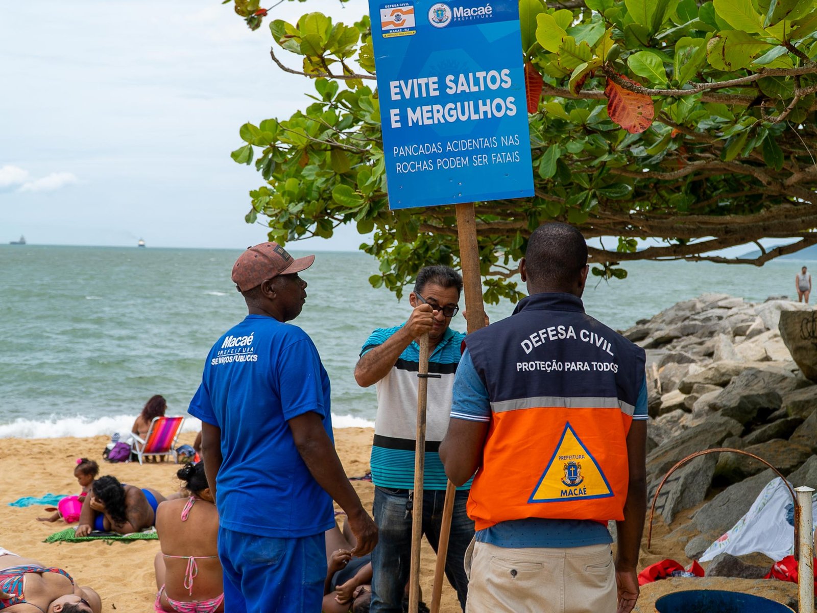 Defesa Civil alerta sobre os perigos de mergulhar em águas rasas