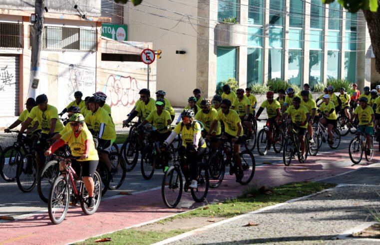 Pedal Amarelo une conscientização e solidariedade, em Macaé