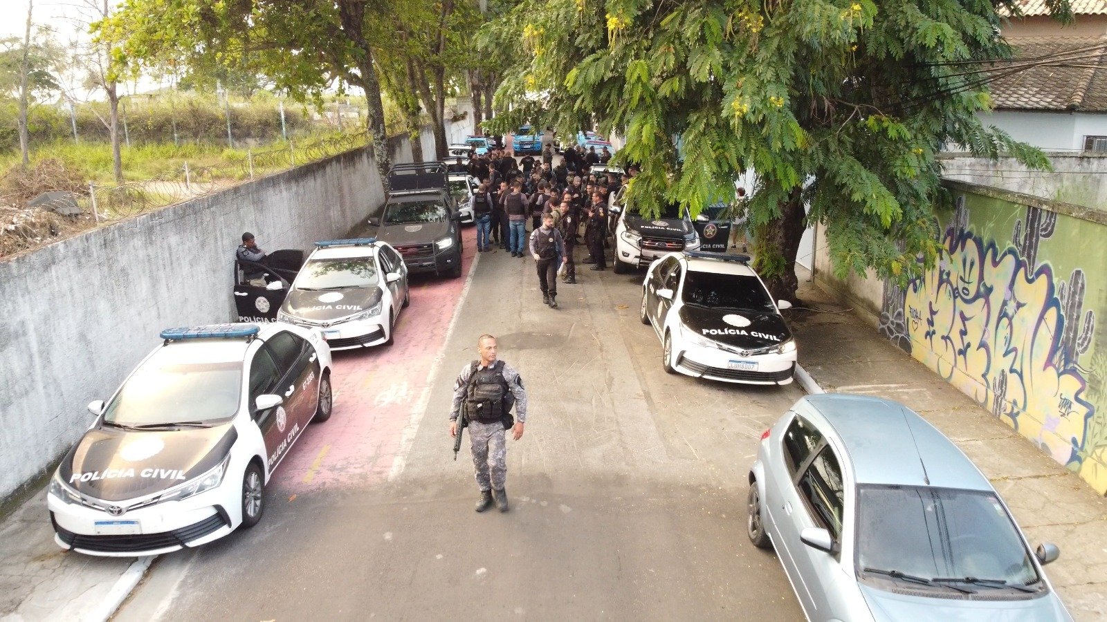 Mega operação policial prende um dos principais chefes do tráfico, em Macaé