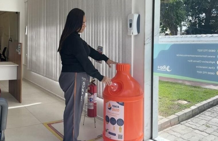 Rio+Saneamento inicia programa de  coleta de óleo nas cidades em que atua