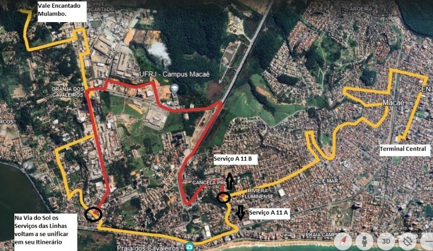 Linha A 11 será ampliada para atender Vale Encantado e Granja dos Cavaleiros