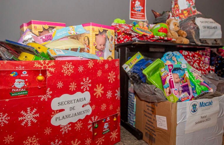 ‘Natal Solidário’: brinquedos arrecadados em órgãos públicos municipais