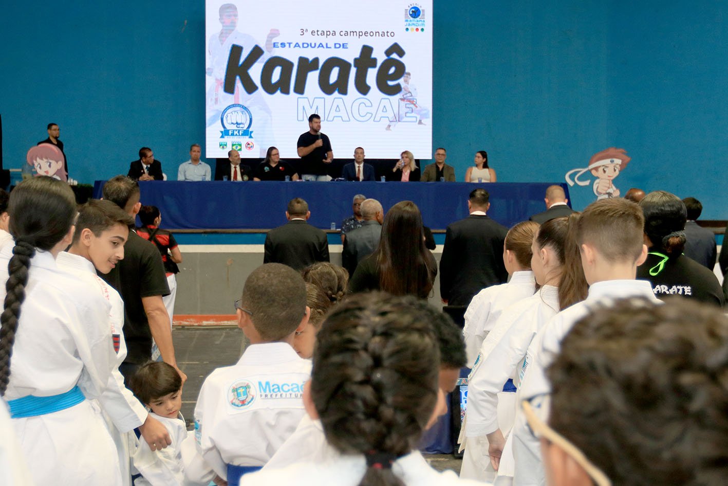 Macaé recebe 3ª Etapa Estadual de Karatê no ginásio Juquinha