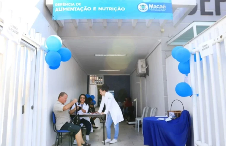 Gerência de Alimentação e Nutrição de Macaé faz ação de triagem de combate à hipertensão