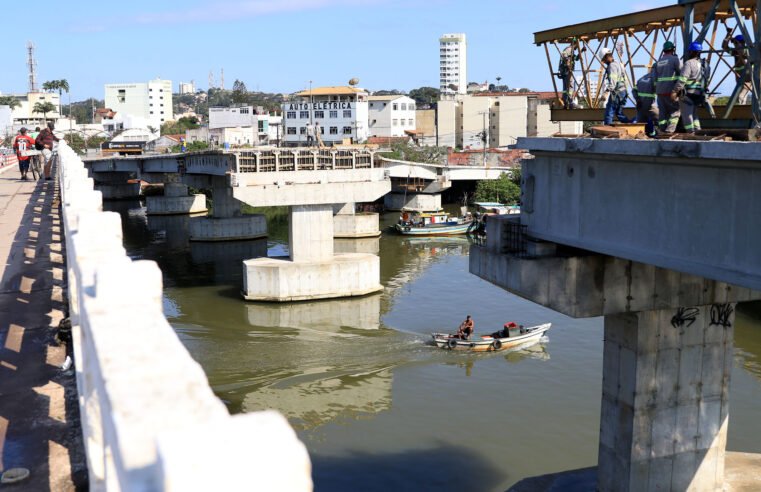 Em Macaé, a obra da nova ponte da Barra chegam a 90%