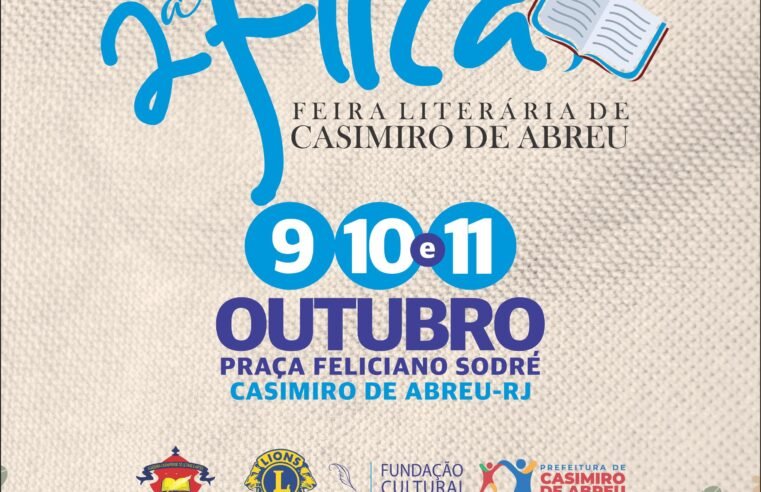 Casimiro de Abreu fomenta literatura com segunda edição da Feira Literária 