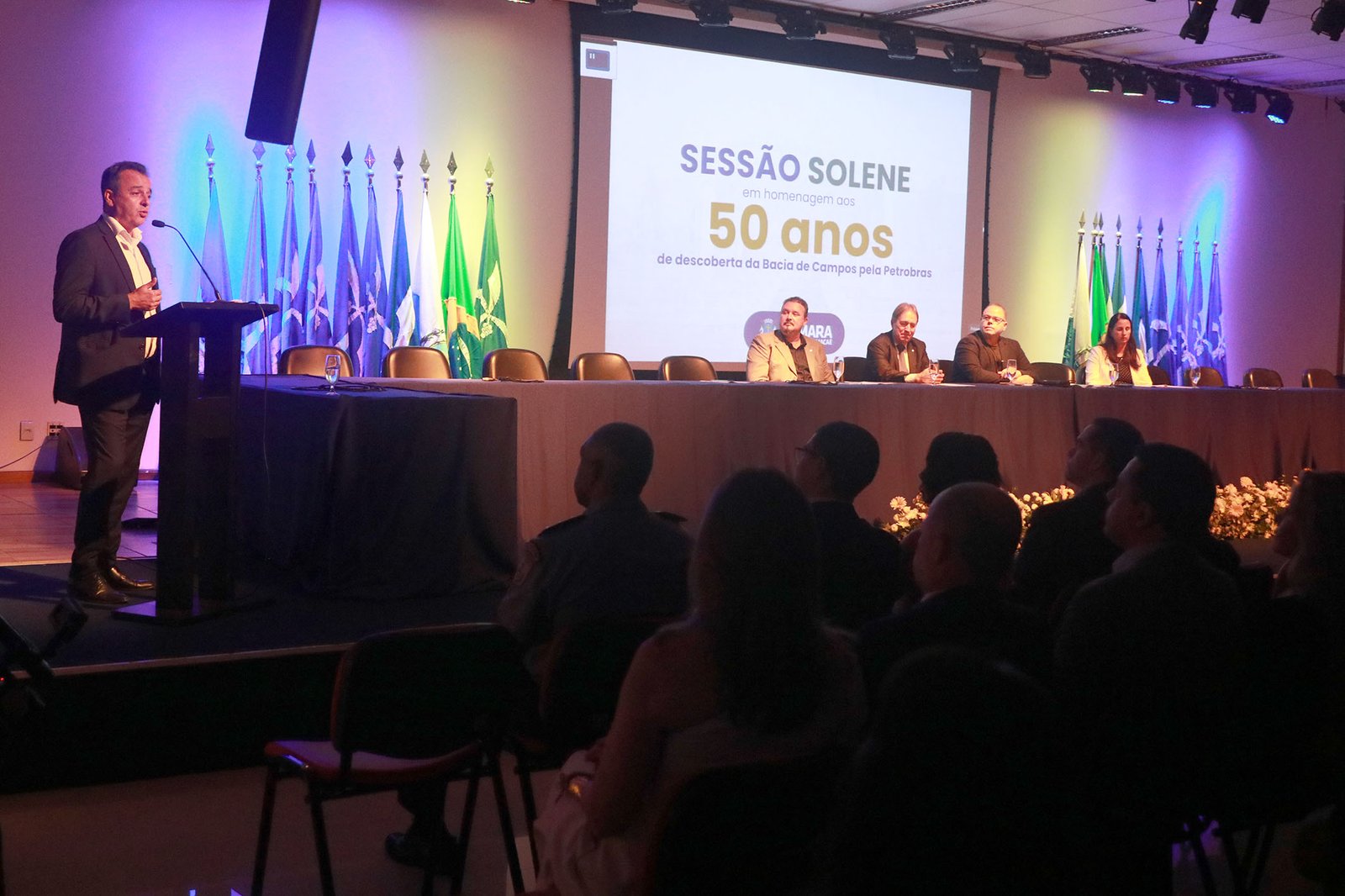 Sessão Solene celebra os 50 anos da Bacia de Campos