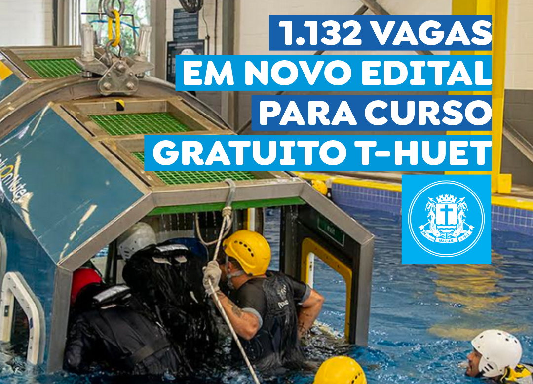 Prefeitura de Macaé abre 1.132 vagas para curso gratuito de T-HUET