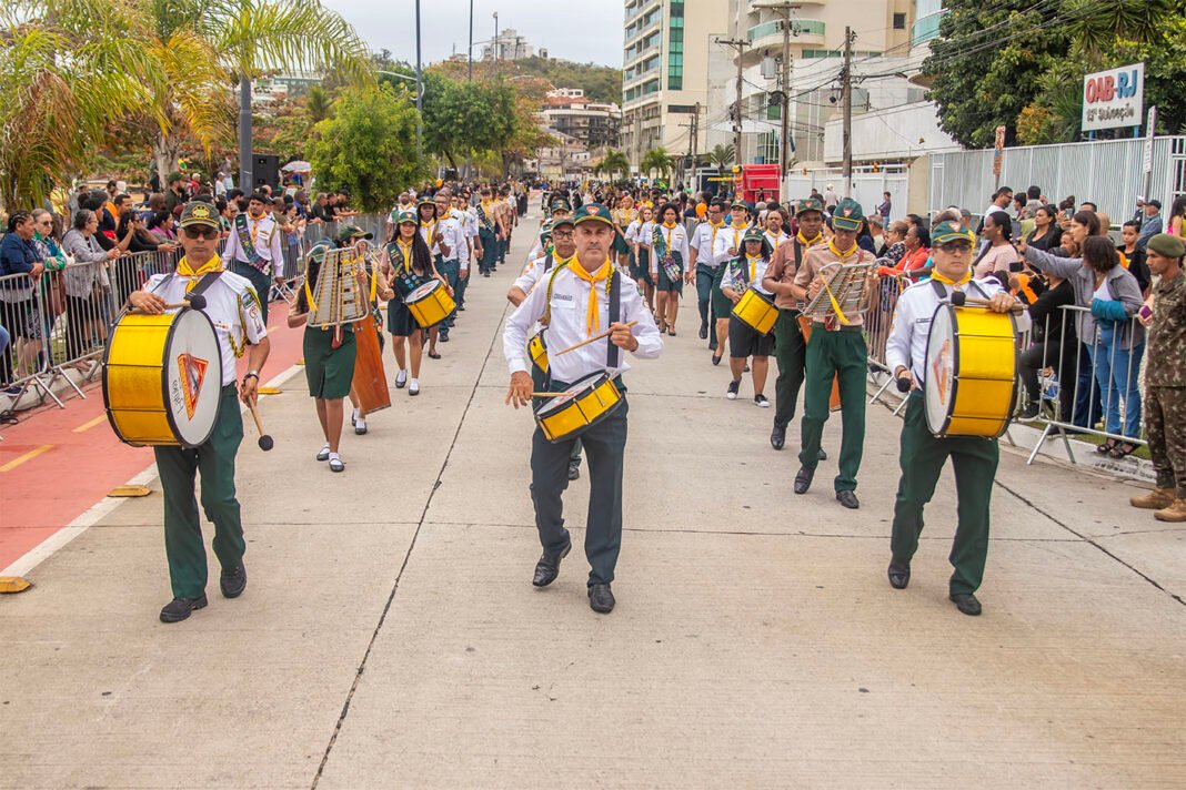 Macaé celebra 7 de Setembro com desfile cívico na Imbetiba