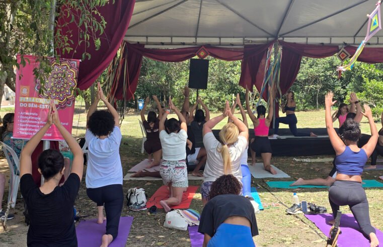 Feira Cultural do Bem-estar promove relaxamento e autoconhecimento no Parquinho da Lagoa