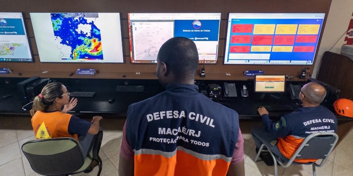Macaé entra em alerta para chuva intensa, raios, granizo e fortes ventos nesta quinta-feira