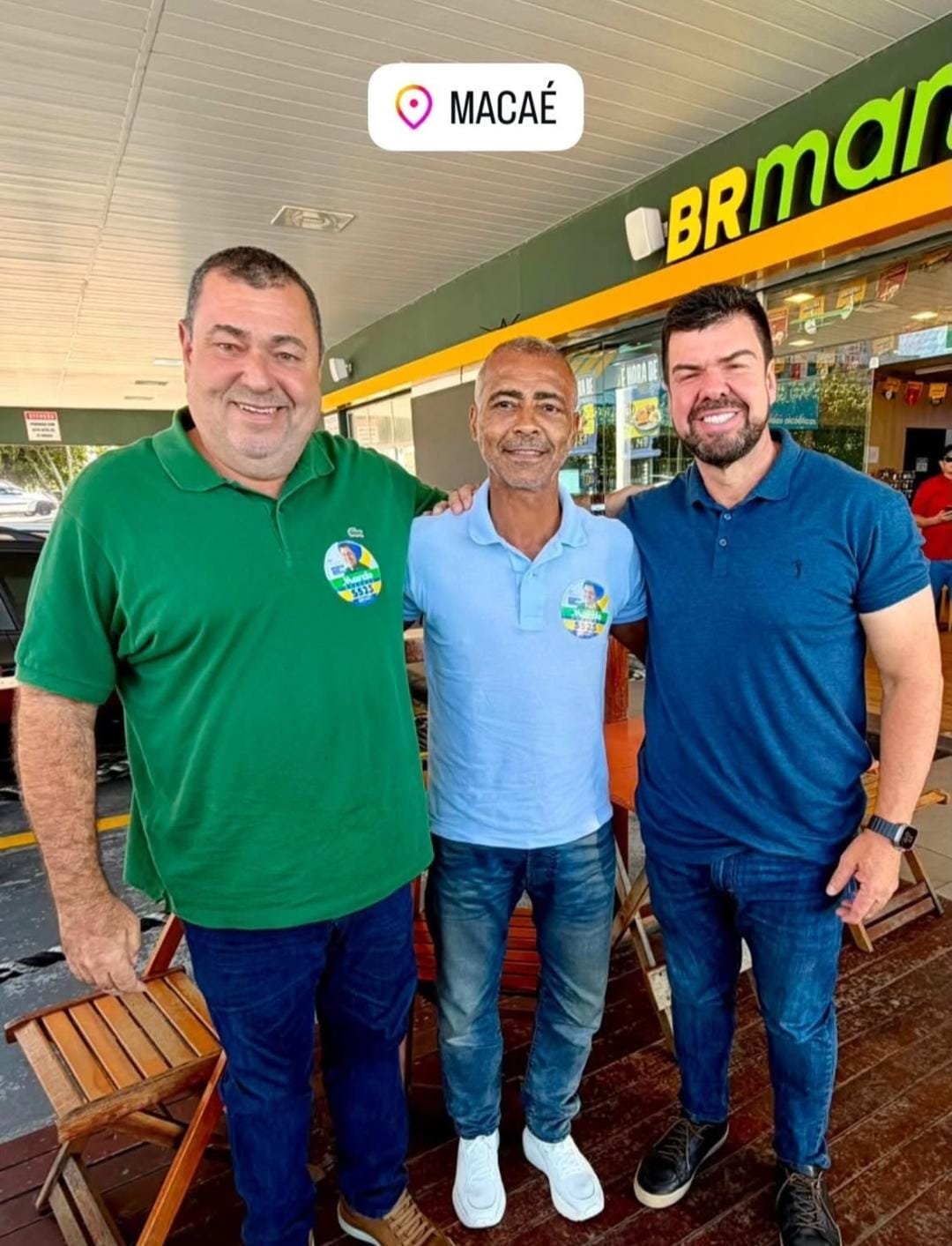 ROMÁRIO MARCA PRESENÇA EM MACAÉ E CAMPOS DURANTE AGENDA POLÍTICA NO NORTE FLUMINENSE
