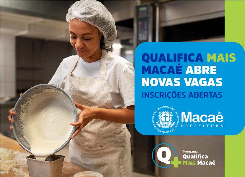 Qualifica + Macaé disponibiliza 2,7 mil vagas gratuitas em cursos profissionalizantes