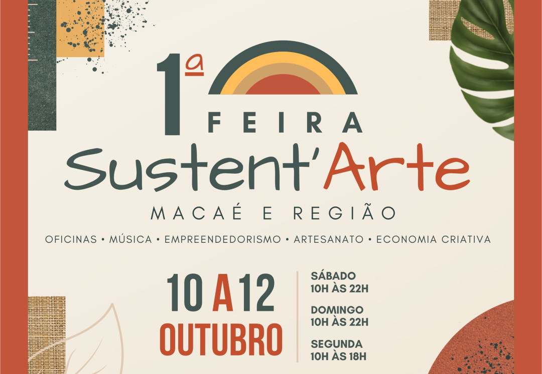 Beco das Artes recebe feira de artesanato com oficinas, música e atividades infantis em Macaé