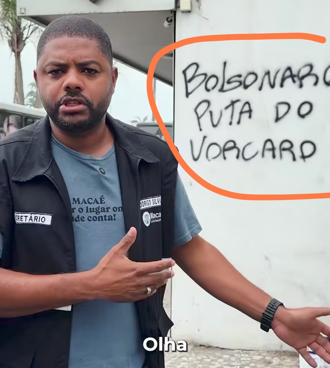 Pichações durante manifestação política geram repercussão em Macaé
